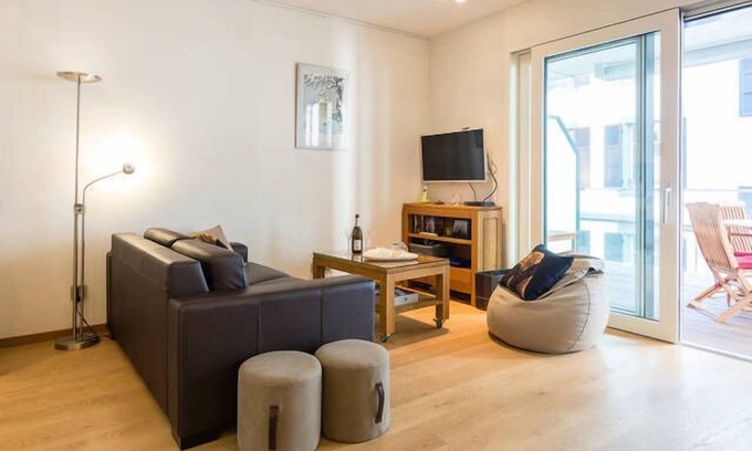 Montreux City Centre Apartment | Luxury apartment sleeps 2/3 in the centre with large terrace