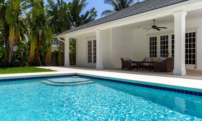 South Beach House | Luxury Beach House With Heated Pool, East of A1A - Steps From Private Beach