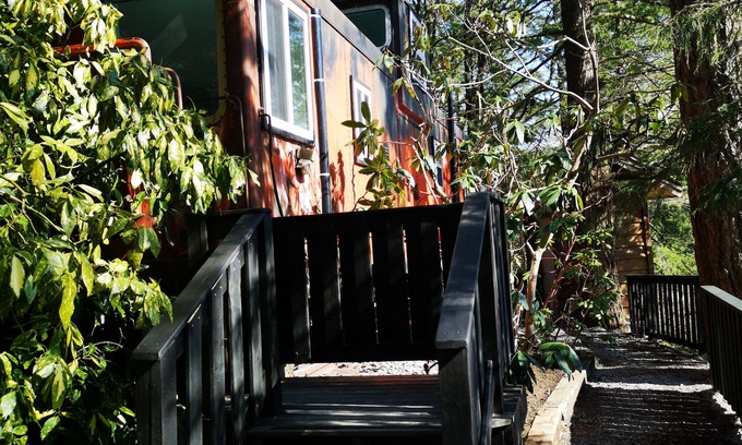 Agassiz Cabin | Luxury Caboose in Rhododendron Forest