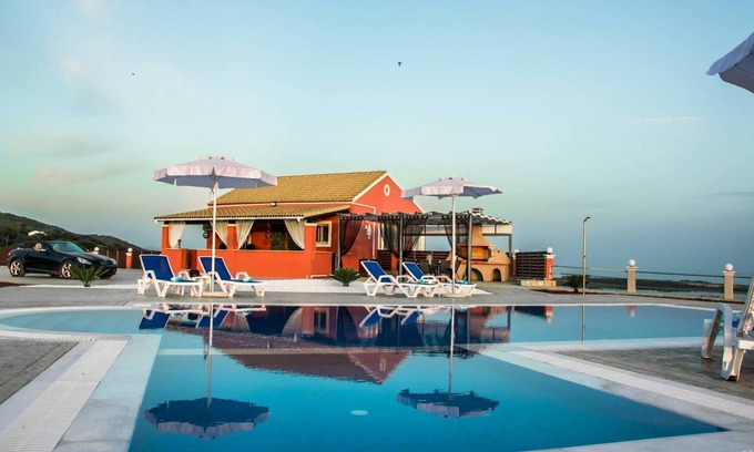 Dafnata Villa | Luxury Corfu Villa | 2 Bedroom | Villa Mediterranean View | Private Pool | Sea.