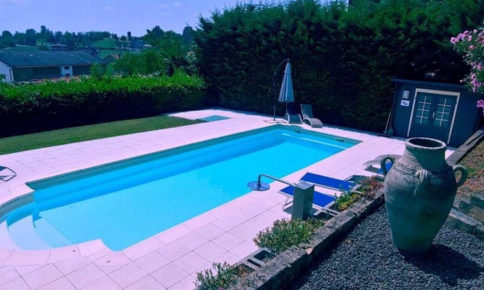 Murisengo House | Luxury farmhouse Casa Albarossa with pool and view of Monferrato hills