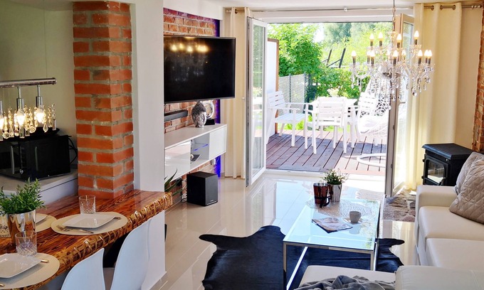 Sztum House | LUXURY HOME BY THE LAKE NEAR MALBORK WITH FIREPLACE, TERRACE, FENCED PROPERTY
