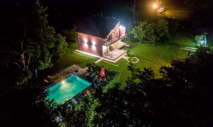 Danilovgrad Municipality Villa | Luxury house with private pool, sauna, indoor and outdoor hot tub,river.