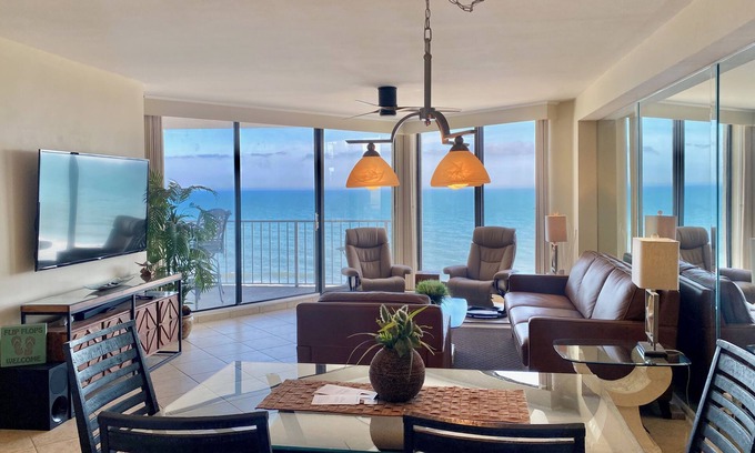 Garden City Condo | Luxury Ocean Front 2 bedroom 2 bath condo -One Ocean Place Unit 708