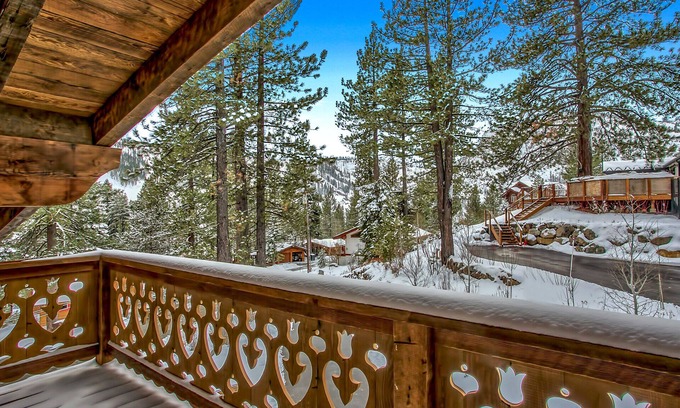 Olympic Valley Ski Chalet | Luxury Petite Chalet with Views, Across From the Lifts