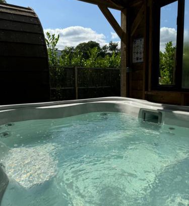 Longtown Cabin | luxury pod with hot tub