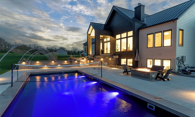 Ada House | Luxury Poolside Retreat | Sauna | Theater Room