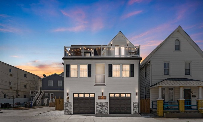 Wildwood House | Luxury Private Beach Resort Steps to the Ocean!