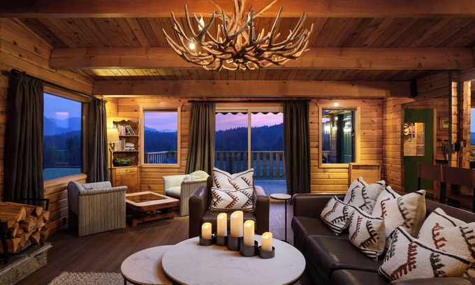 Division No. 3 House | Luxury Rocky Mountain Retreat w/Heated Pool & Trails on 3,000 Private Acres