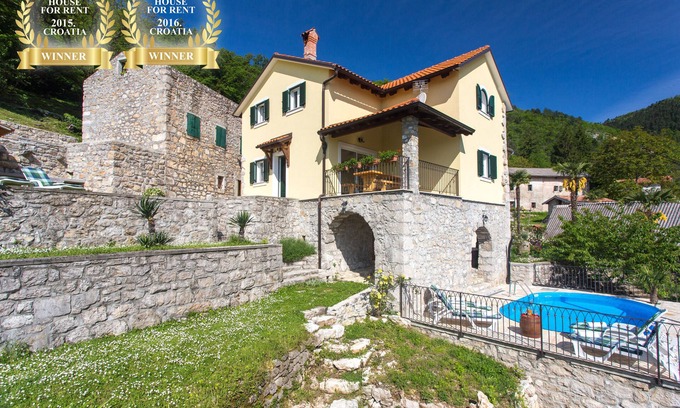 Lovran Villa | Luxury villa with private pool, wine cellar, located in Ucka Natural Park