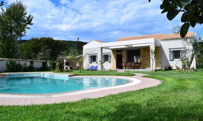 Moraitika House | Luxury Villa Erotas w/Pool & 3 Ensuite Bedrooms
