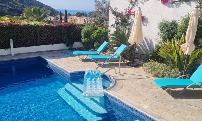 Pissouri Villa | Luxury Villa With Private Pool and stunning sea views