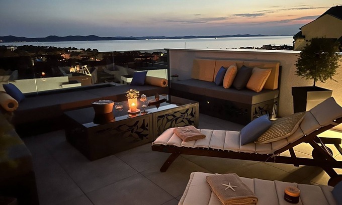 Zadar Apartment | LUXURY WELLNESS PENTHOUSE KADENA WITH DREAM SEE VIEW