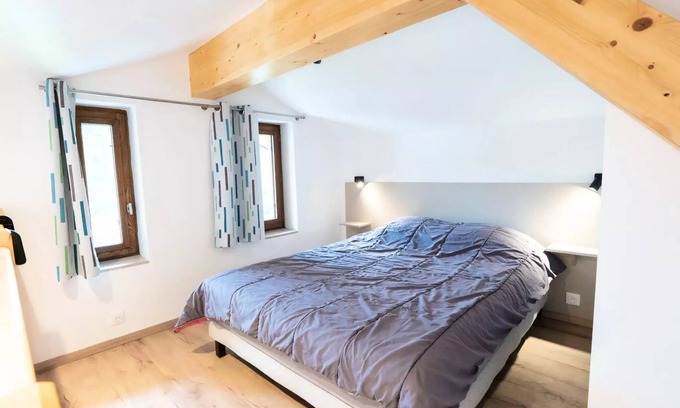 Aigueblanche Apartment | Möblierte VF2 2 Personen