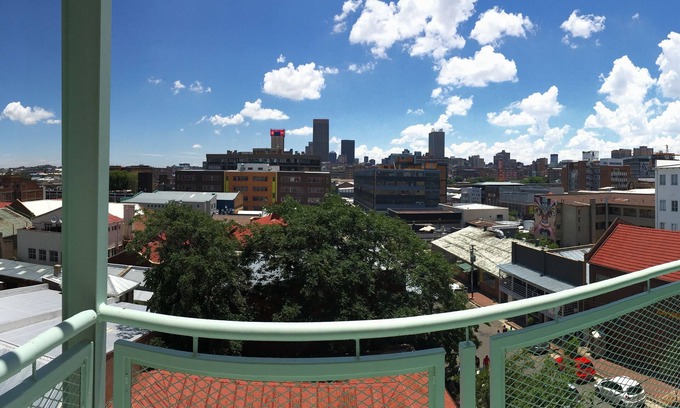 Downtown Johannesburg Apartment | Maboneng Two bedroom apartment with City View