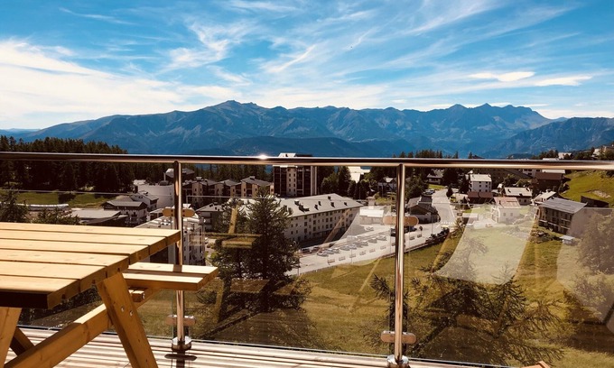Valberg Apartment | 🤩 Magic panorama 🏔 Wood stove - 2 rooms - 4 people free parking