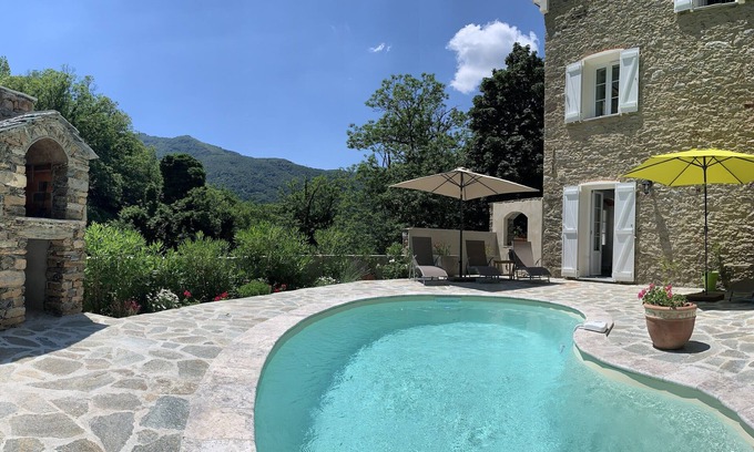 Valle-d'Alesani House | Magnificent dry stone house on 3 floors completely renovated, swimming pool.