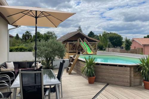 Saubrigues Villa | Magnifique villa avec piscine et cabane