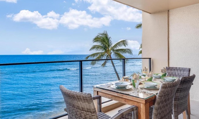 Honokowai House | Mahana 519 · MA 519 Tranquil OceanFront 2BD AC