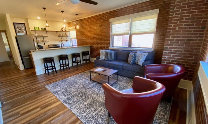 Waynesville Apartment | Main Street Retreats 102 - Brand New Downtown Apt. 102
