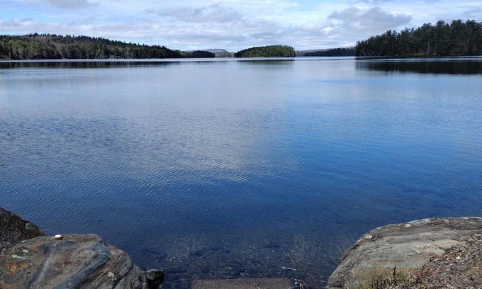 Liberty House | Maine Lake House with gorgeous views, swim, kayak and fish off private dock.
