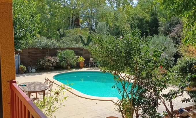Saint-Julien-de-Cassagnas House | Maison Très Agréable au Calme Sans vis à vis Avec .piscine
