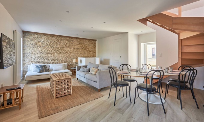 Langrune-sur-Mer House | Maison Andrias - Charmante maison de bourg