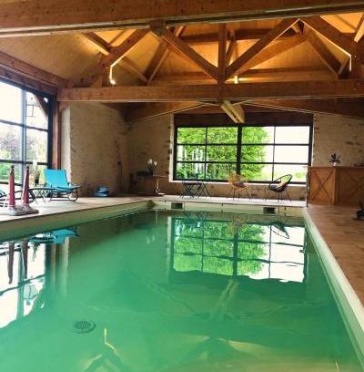 Saint-Victeur House | MAISON DE VACANCES AVEC PISCINE INTERIEURE - Le Grand Champagne