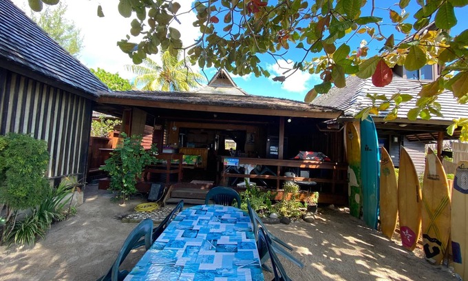 Moorea-Maiao House | Maison SUR Belle Plage Plage Blanche Bungalow