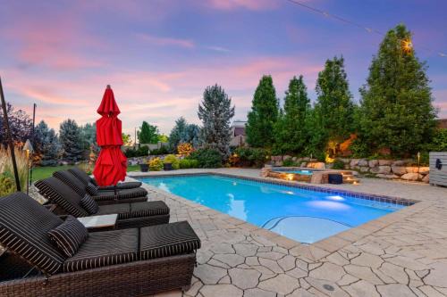 Draper House | Majesty Estate in Salt Lake with Private Pool and Sport Court
