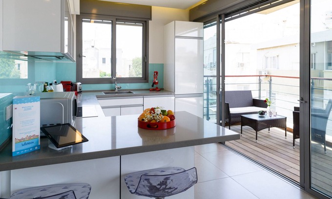 Tel Aviv Promenade Apartment | MAMAD Comfort 3BR & Balcony in City Center by FeelHome