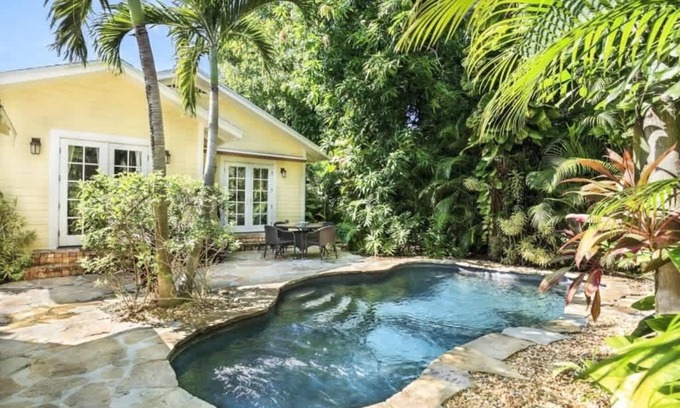 Flamingo Parks House | Mango Haus - Savor Tropical Living by a Lush Lagoon Pool