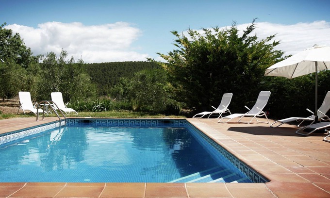 La Llacuna Villa | Mansion in La Llacuna with Pool & Mountain Views
