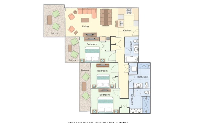 Frydendal Resort | Margaritaville 3Bdrm Presidential Condo By Wyndham St. Thomas US Virgin Islands