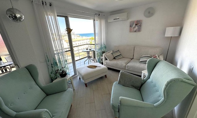 Carihuela Apartment | Marvelous sea & garden view, near Carihuela Beach