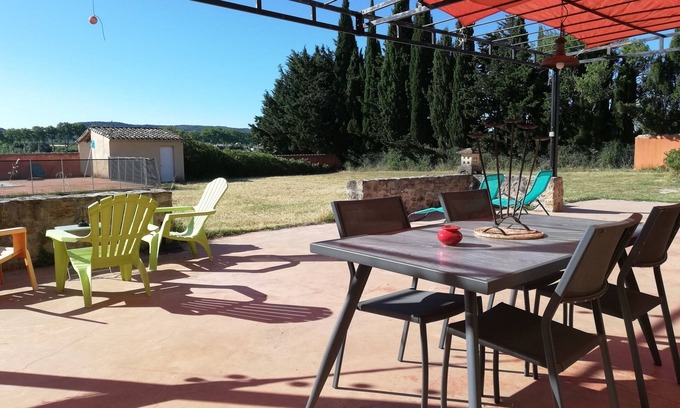 Cournonsec House | MAZET OF CHARACTER between vineyards and olive trees