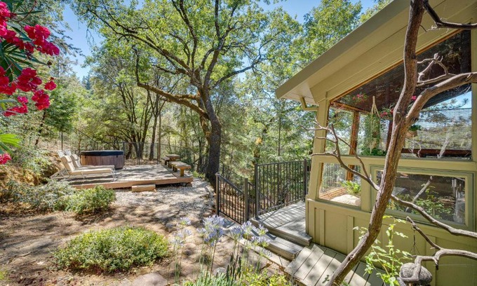 Auburn House | Meadow Vista Mountain Escape with River Views!