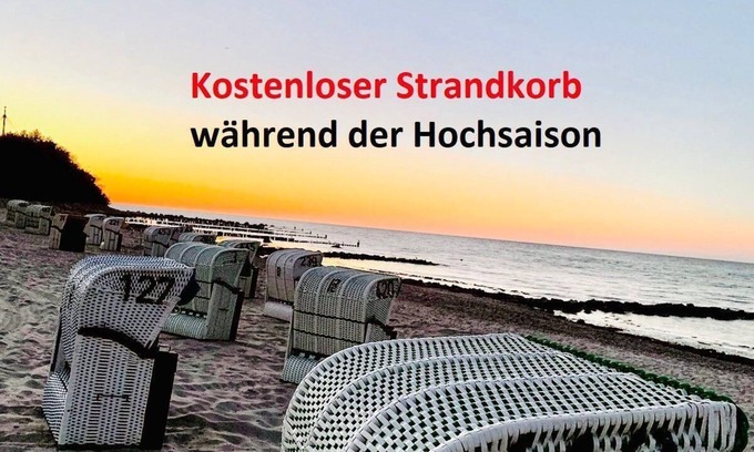 Hohwacht Apartment | Meeresblick " Strandkieker " Haus 3, WE 45