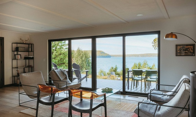 Gills Rock House | Mid Century Modern Lake House with Private Beach
