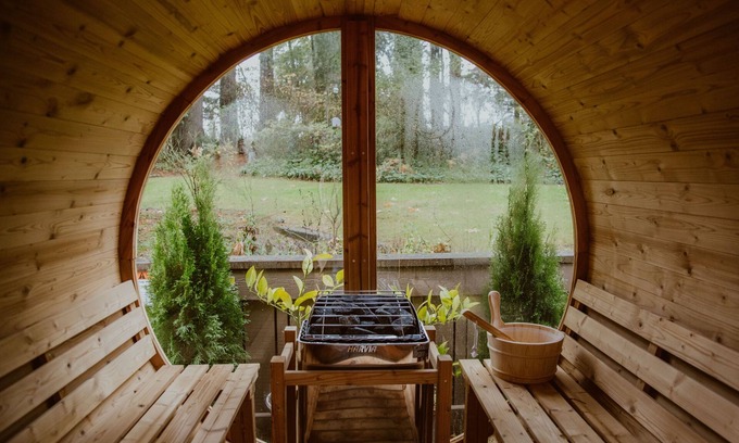 Kelso House | Mid Century Retreat With Barrel Sauna!