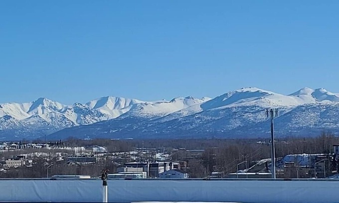 Downtown Anchorage Apartment | Mid Century Retro Top Floor Studio in Downtown Anchorage with Views