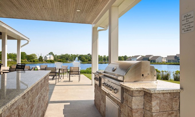 Frankford House | Millville by the Sea townhome with pool, tennis, clubhouse, & patio