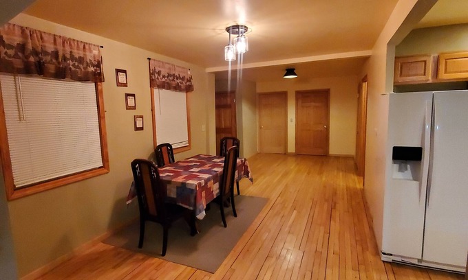 Painesdale House | Miners Lodge - Cozy and one block from the snowmobile/atv trails.