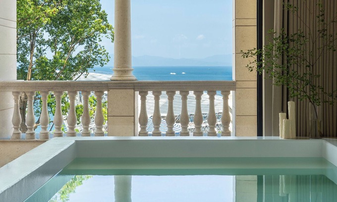 Dapeng Apartment | Miyue Roman Holiday Bubble Pool hotel