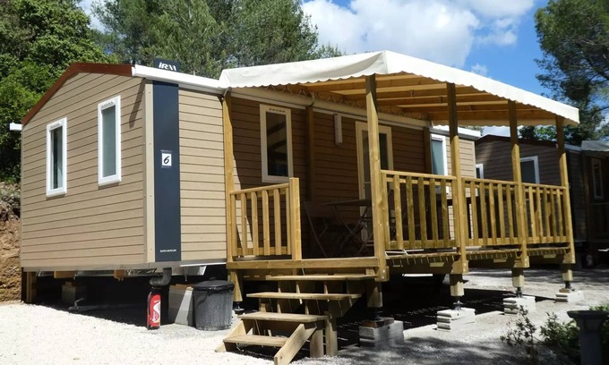 Puyloubier House | Mobil-Home klimatisierte 2 Schlafzimmer bis 6 Personen 6 Personen