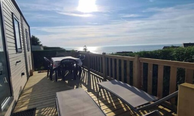 Equihen-Plage House | Mobil home Sea view Swimming pool - Camping Equihen plage