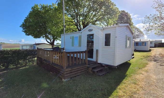 Barzan House | Mobile home 4 pers 23m² + terrace
