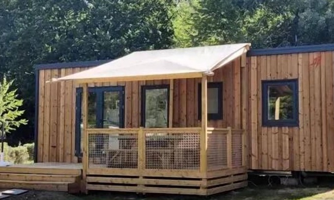 Pouzauges House | Mobilheim Eden Duo - 2 Schlafzimmer + TV 4 Personen