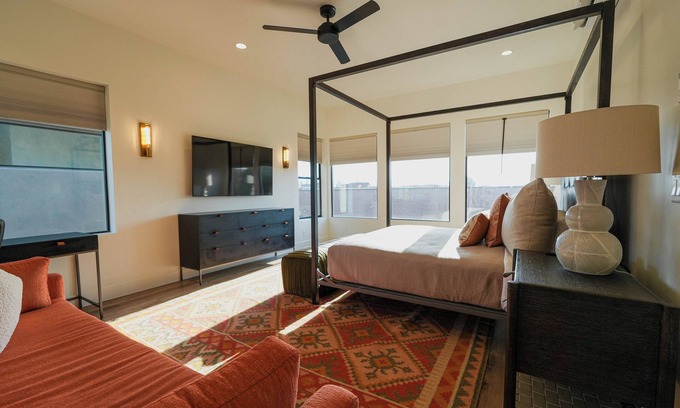 Ivins Villa | Modern 1-bedroom villa in Ivins with WiFi, AC, with access to Pool and hot tub