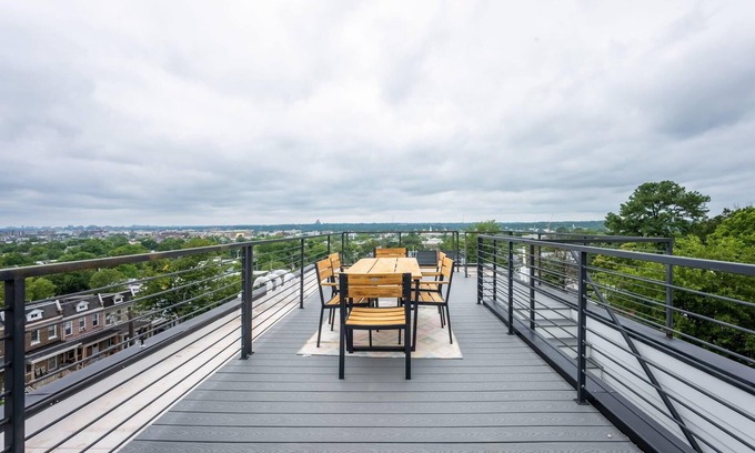 Petworth Apartment | Modern 3BR Condo, Rooftop & Downtown Views